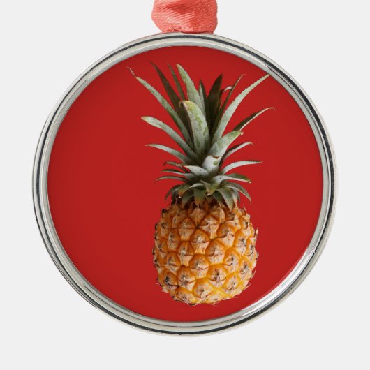 Funky Yummy Ananas Ornament (Voorkant)