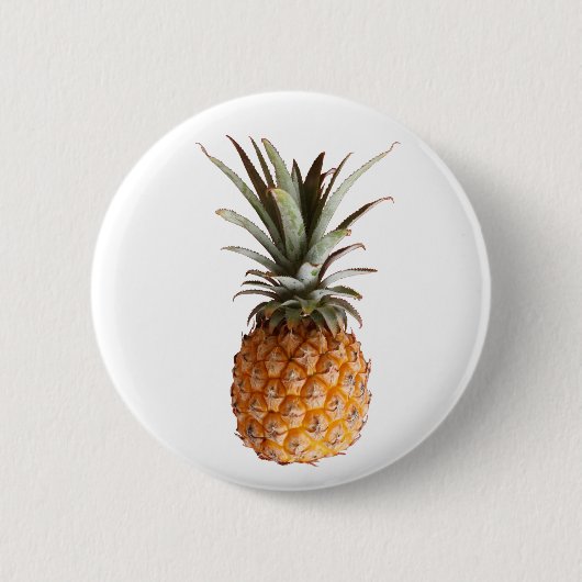 Funky Yummy Pineapple Button Pin (Voorkant)