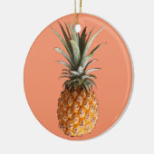 Funky Yummy Pineapple Circle Ornament (Links)