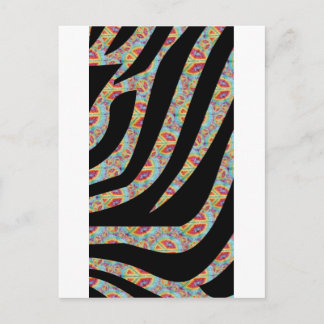 Funky Zebra Briefkaart