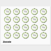 Funky Zebra Gepersonaliseerde Gift Sticker (Vel)