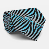 Funky Zebra Hipster/Emo Stropdas (Opgerold)