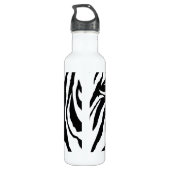 Funky Zebra Print Gym Waterfles (Achterkant)