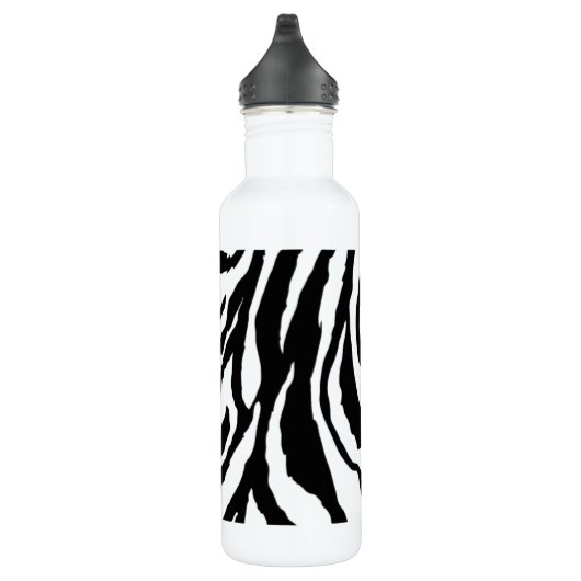Funky Zebra Print Gym Waterfles (Rechts)