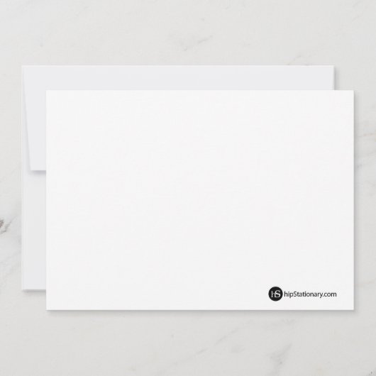 Funky Zebra Stripe 5x7 Afstuderen Aankondiging (Achterkant)