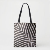 Funky Zebra Stripe Tote Tote Bag (Voorkant)