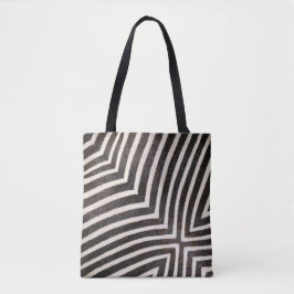 Funky Zebra Stripe Tote Tote Bag
