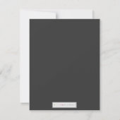 Funky Zebra Sweet 16 Birthday Party Invite (red) Kaart (Achterkant)