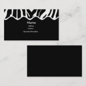 Funky Zebra Visitekaartje (Voorkant / Achterkant)