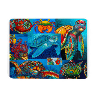 Funky Zee Critters Collage Magnet Magneet