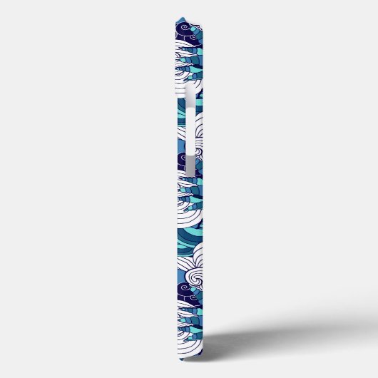 Funky Zeeschelp Patroon Case-Mate iPhone Case (Achterkant / Links)