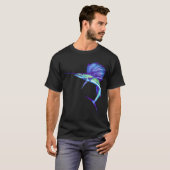 Funky zeilvis t-shirt (Voorkant volledig)