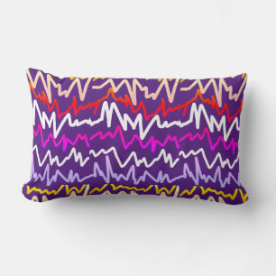 Funky Zig Zag Lijn Patroon Kussen Cushion