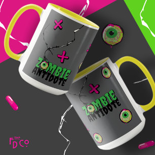 Funky Zombie Antidote XOXO voor de liefde van koff Mok