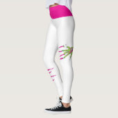 Funky Zombie Attack! Zombie geript Leggings (Links)
