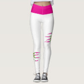 Funky Zombie Attack! Zombie geript Leggings (Voorkant)