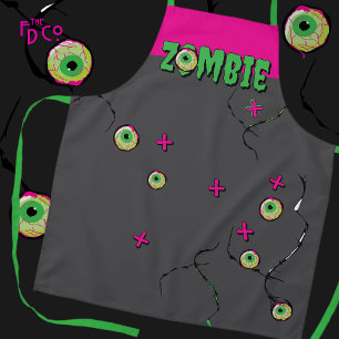 Funky Zombie Eyeball Poppin' Funny Schort