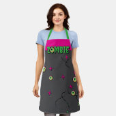 Funky Zombie Eyeball Poppin' Funny Schort (Gedragen)