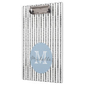 Funky, zwart en wit Abstract patroon Klembord (Links)