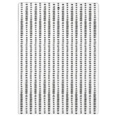 Funky, zwart en wit Abstract patroon Klembord (Achterkant)