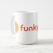 Funkyfresh.com Officiële logo mok (Voorkant links)
