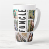 Funle oom Photo Collage Latte Mok (Rechterhoek)