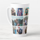 Funle oom Photo Collage Latte Mok (Linkerhoek)