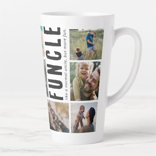 Funle oom Photo Collage Latte Mok (Rechts)