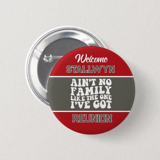 Funloving Family Reunion Button (Voorkant /achterkant)