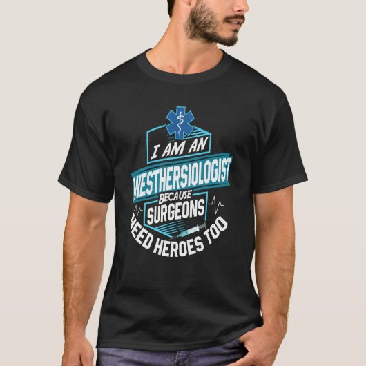 Funn Anesthesiologist Anesthesia Nurse Anesthesia T-shirt (Voorkant)