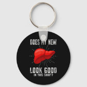 Funn My New Liver Liver Transplant  Sleutelhanger (Voorkant)