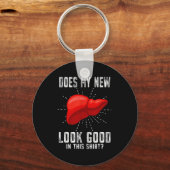 Funn My New Liver Liver Transplant  Sleutelhanger (Voorkant)