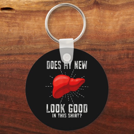 Funn My New Liver Liver Transplant Sleutelhanger (Voorkant)