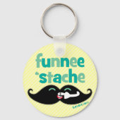 Funnee Stache Sleutelhanger (Voorkant)