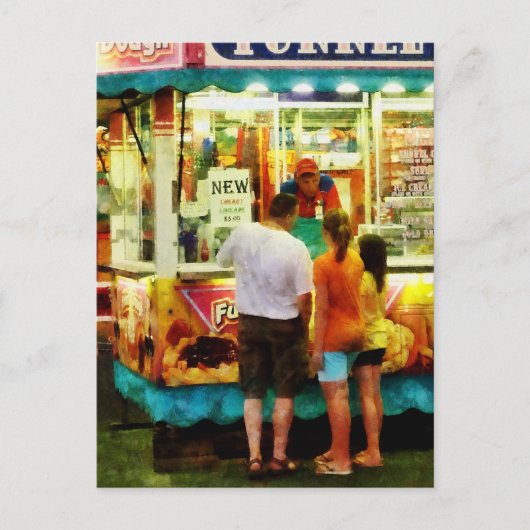 Funnel Cake Briefkaart (Voorkant)