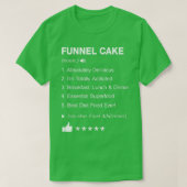 Funnel Cake Definition Meaning Funny T-shirt (Design voorkant)
