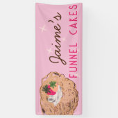 Funnel Cakes Food Truck Baker Business Spandoek (Verticaal)