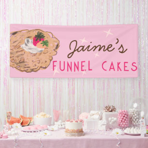 Funnel Cakes Voedselwagen Bakkerij Zakelijk Spandoek