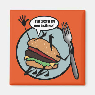 FUNNEMENT CHEESURGER SQUARE MAGNET
