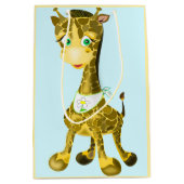 Funnie cadeautastas Happy Baby Giraffe - Aanpasbaa Medium Cadeauzakje (Voorkant)