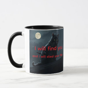 Funnie Ninja Kat Meme Aanpasbare Koffiemok Mok