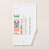 Funnie oom Definition, Geweldige Legend Hero Bad Handdoek (Handdoek)