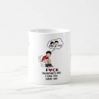 Funnie Valentijnsbeker Gepersonaliseerd Cadeau voo Koffiemok