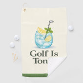 Funnie vrouwen golfhanddoek | Golf is tonic cadeau (Insitu)