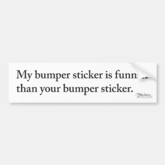 Funnier Bumpersticker