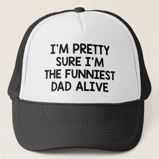 Funniest Dad Alive Trucker Pet (Voorkant)