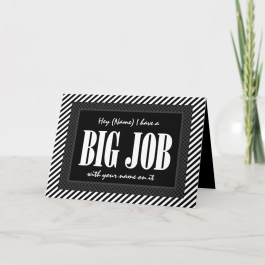 FUNNY 005 VAN DE Sjabloon VAN DE GROOMSMAN VAN DE (Voorkant)