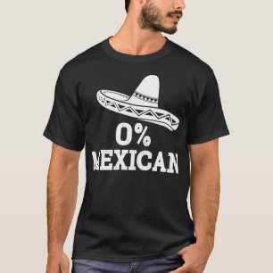 Funny 0 Mexicaan met sombrero voor Cinco de Mayo c T-shirt