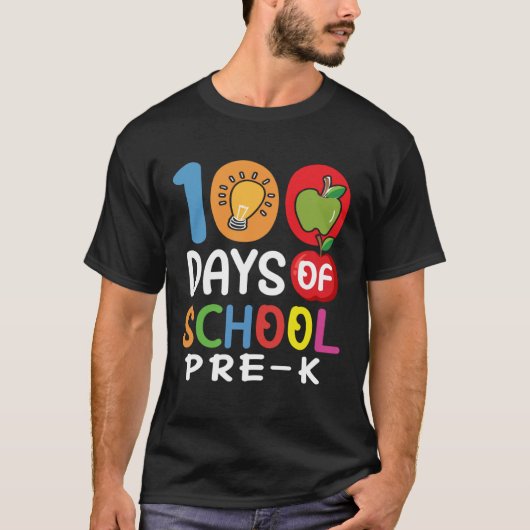 Funny 100 Days Of School And Still Poppin 100th Pr T-shirt (Voorkant)