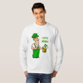 Funny 100% Irish T-Shirt (Voorkant volledig)
